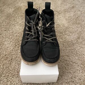 Cat & Jack Black Interior Boots